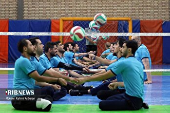 اردوی آمادگی تیم ملی والیبال نشسته جمهوری اسلامی ایران در مشهد