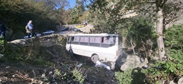 حال سرنشینان مینی بوسی که به رودخانه ماسوله سقوط کرده بود مساعد است