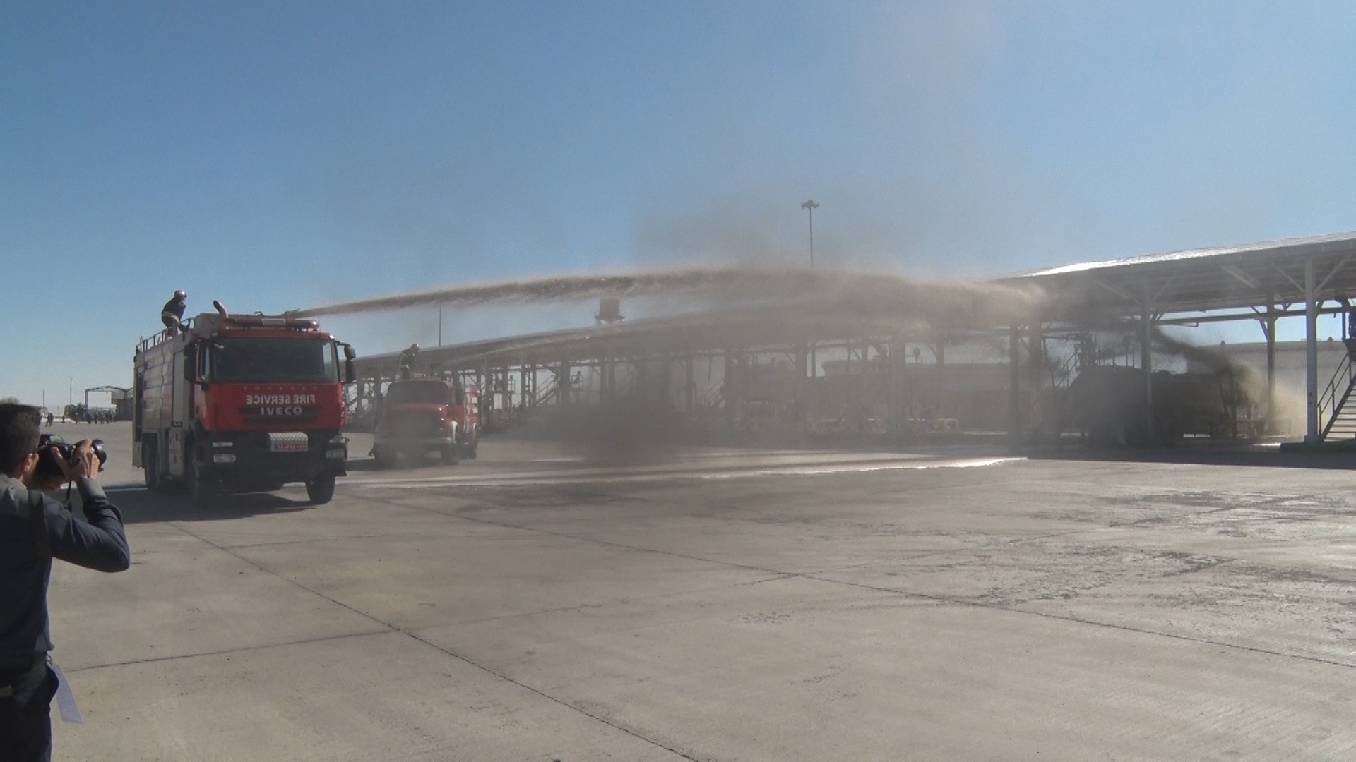 رزمایش واکنش درشرایط اضطراری درارومیه برگزارشد