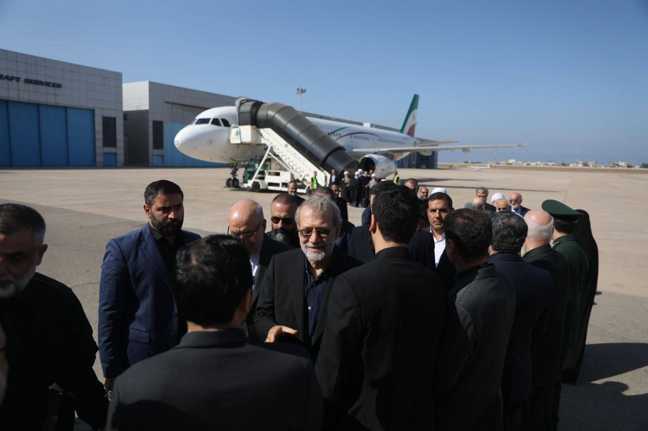 *** لاریجانی وارد بیروت شد