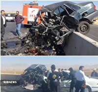 حادثه رانندگی مرگبار در جاده ی ازنا لرستان