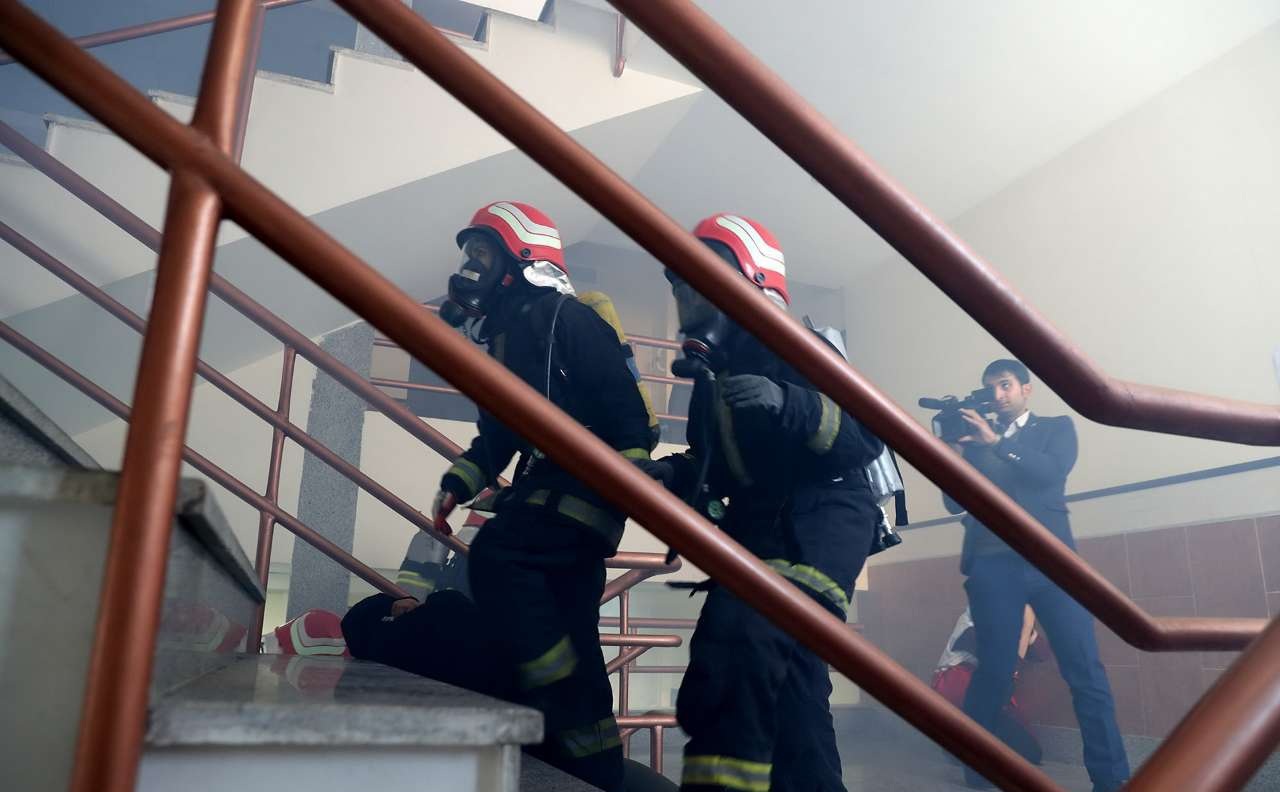 برگزاری مانور امداد و نجات در دانشگاه فردوسی مشهد