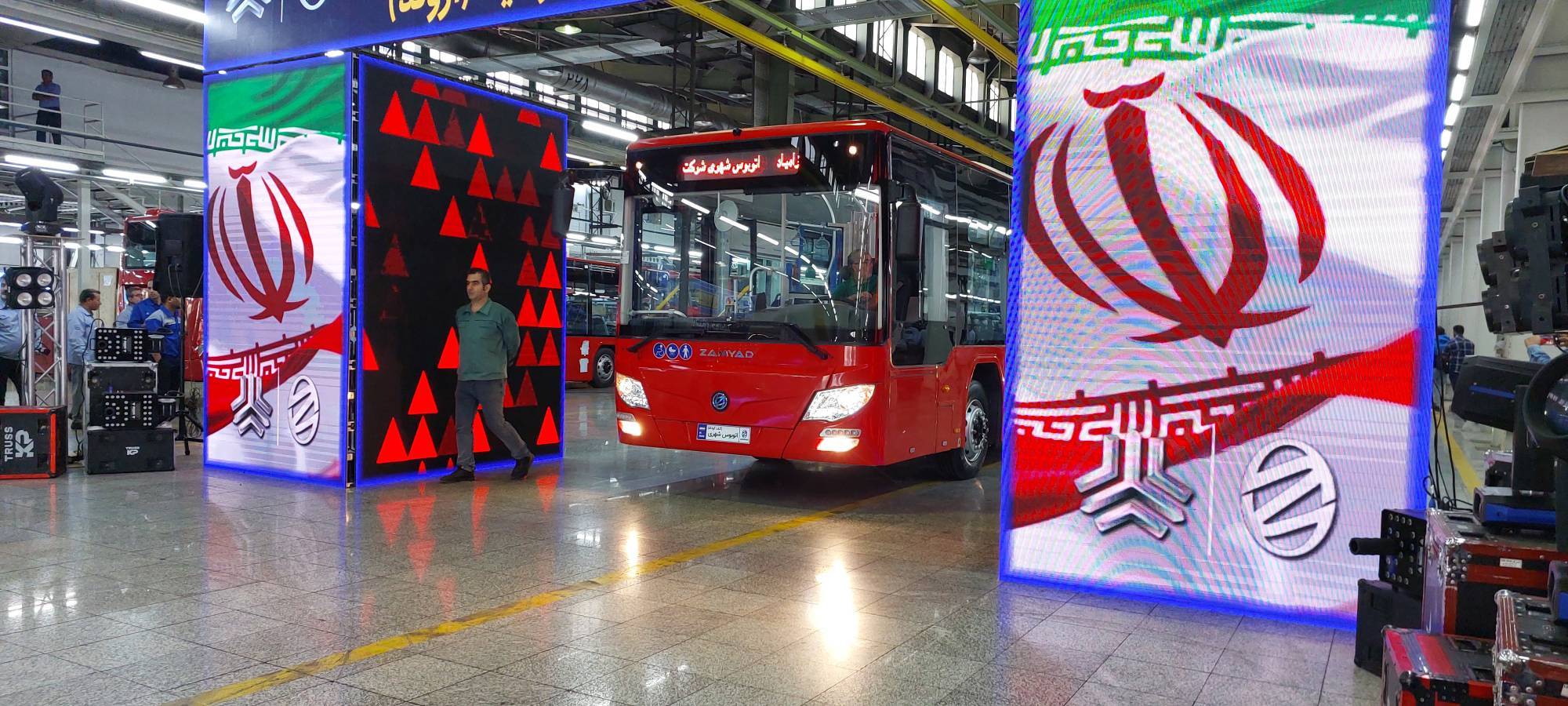 افتتاح خط تولید اتوبوسهای شهری افتتاح خط تولید اتوبوسهای شهری