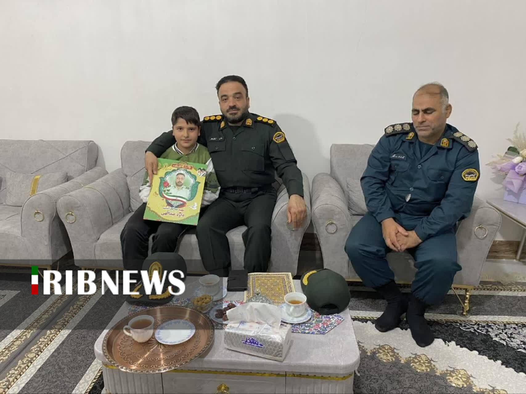 تجدید میثاق فرمانده جدید انتظامی خرم‌آباد با شهدا