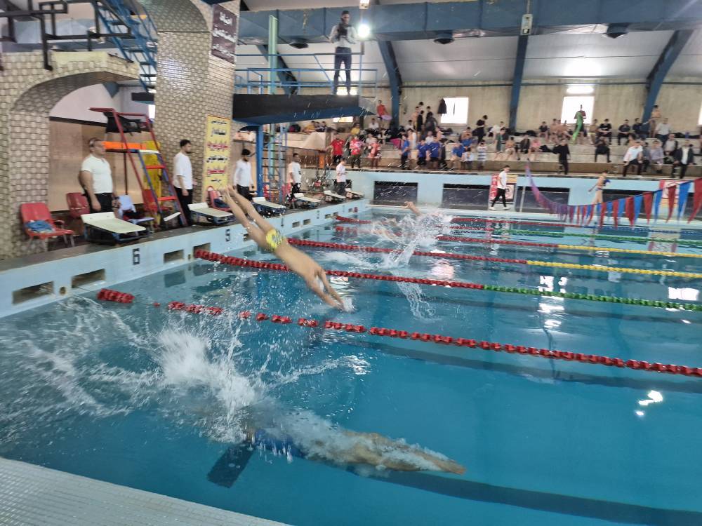 رقابت ۲۵۰ شناگر در مسابقات لیگ شنای خراسان رضوی