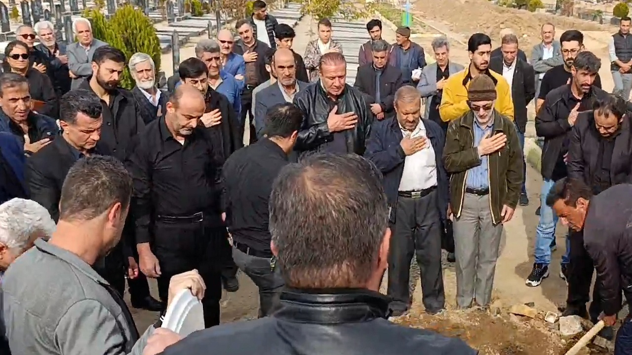 تشییع پیکر خبرنگار مرندی