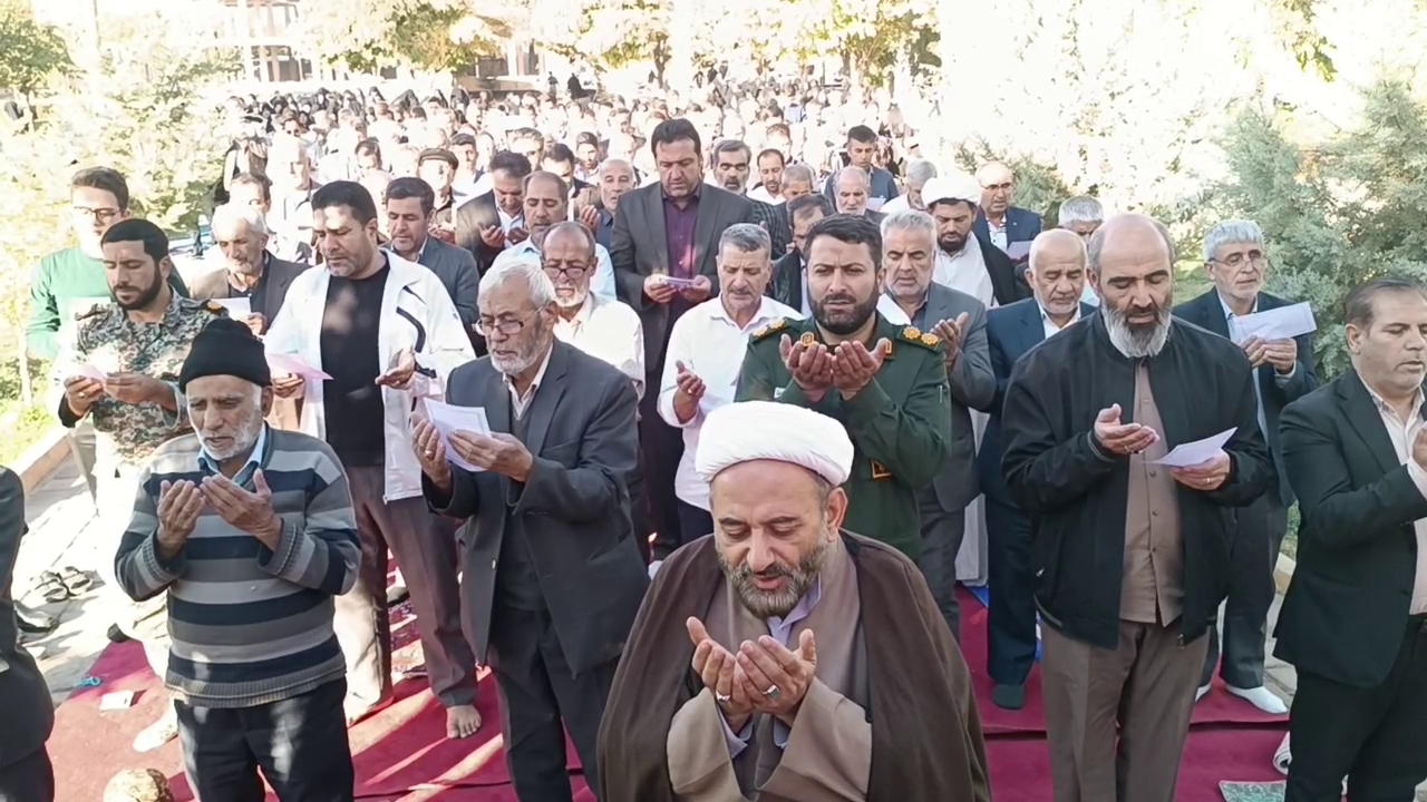 اقامه نماز استسقاء (طلب باران)، در شهرستان درگزین