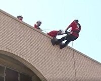 رزمایش امدادی دانش آموزان در زاهدان