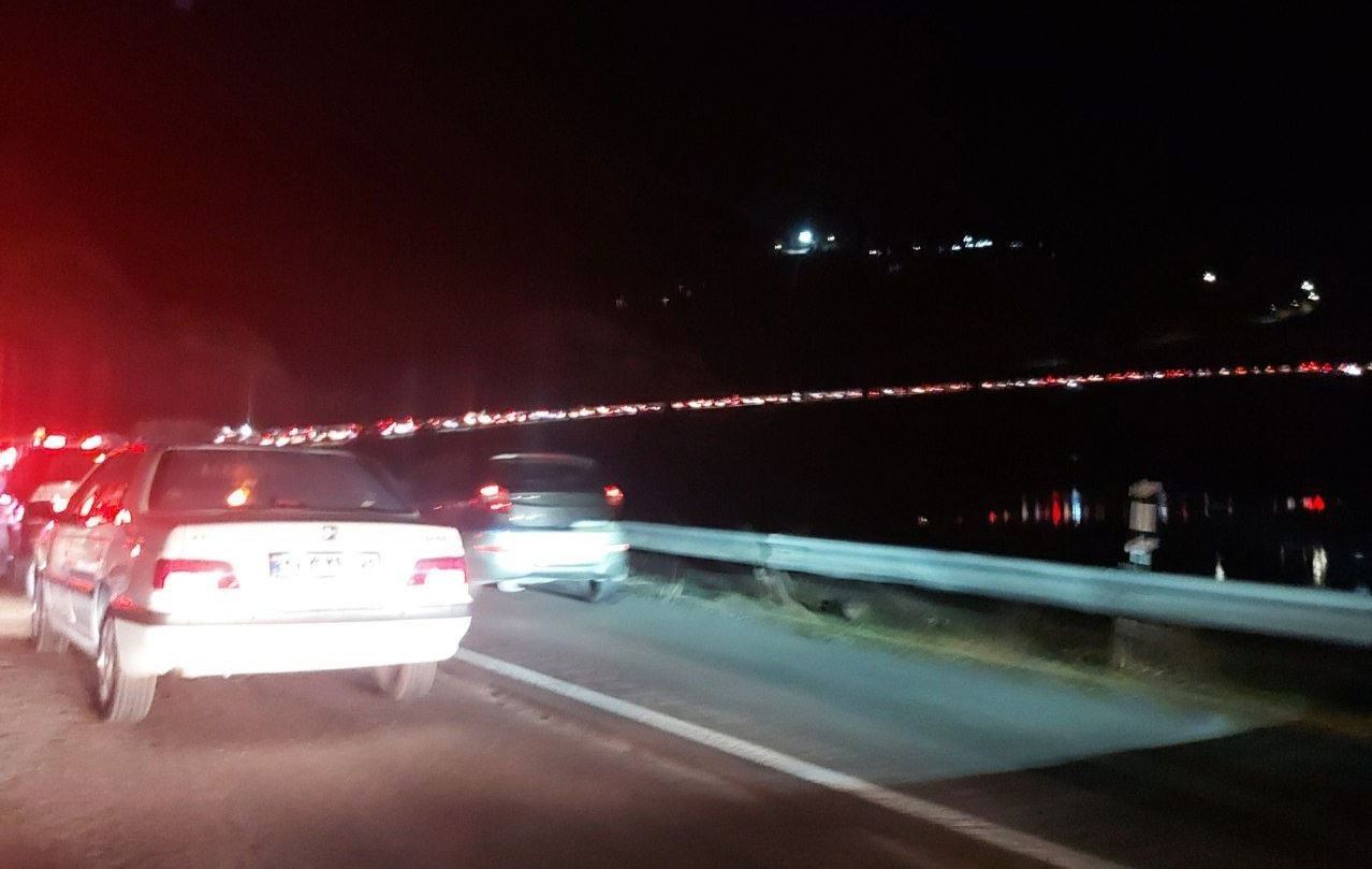 ترافیک سنگین در جاده‌های گیلان