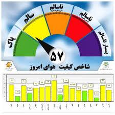 کیفیت هوای شهرکرد قابل قبول