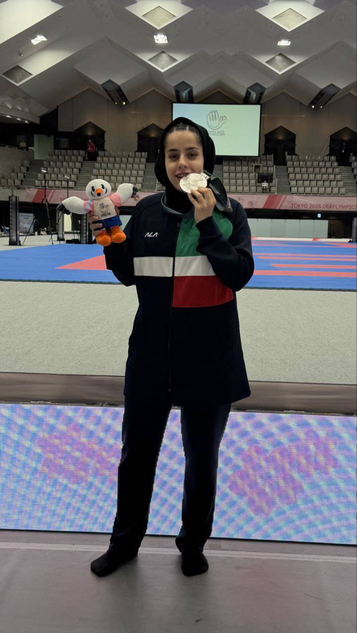 درخشش بانوی کاراته کای سبزواری در المپیک ناشنوایان