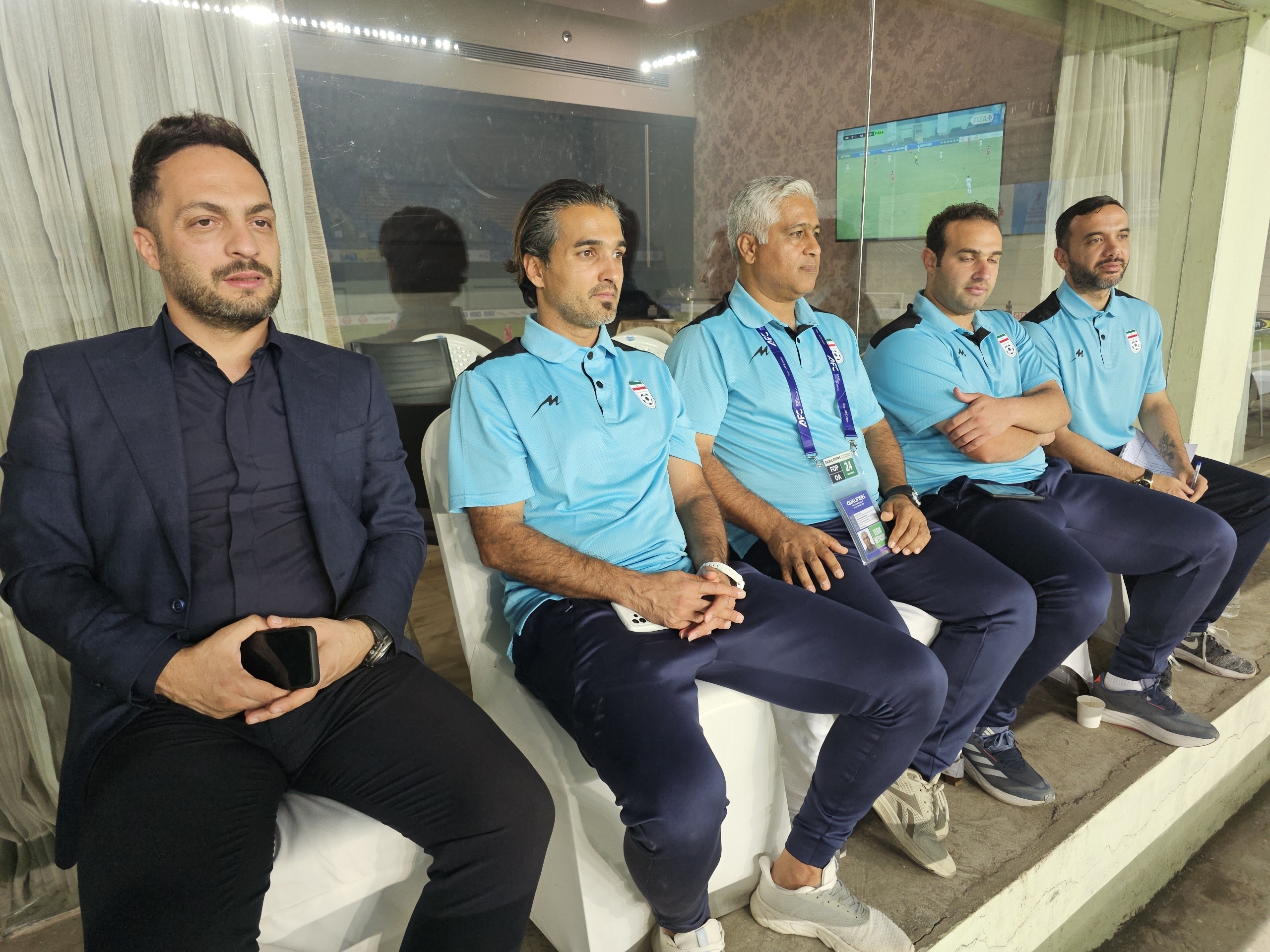 تساوی فلسطین و لبنان در حضور کادرفنی تیم نوجوانان