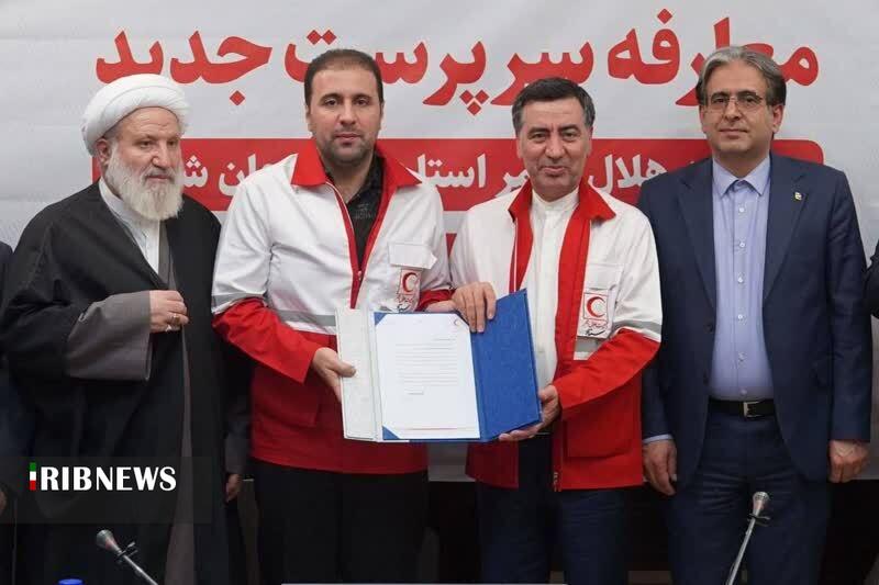 تکریم و معارفه سرپرست جمعیت هلال‌احمر آذربایجان‌شرقی