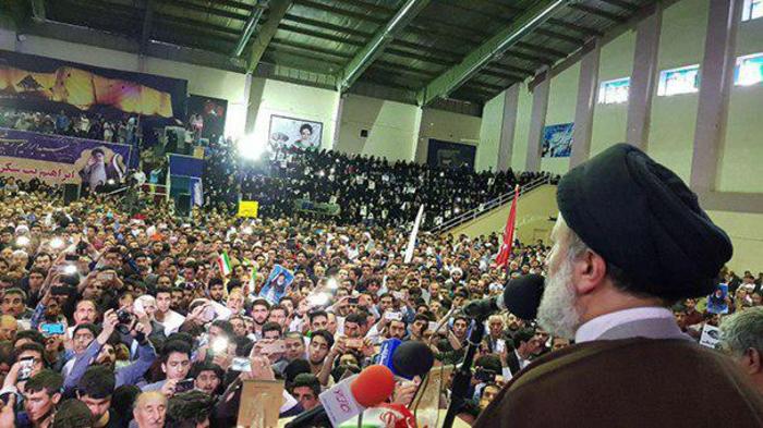 حجت الاسلام و المسلمین رئیسی در جمع مرم خرم آباد